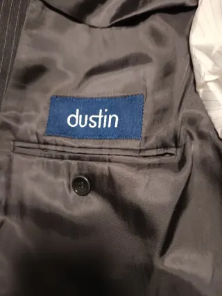 Traje chaqueta gris rayas mujer Talla 58 Dustin