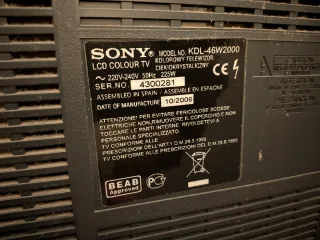 Televisor Sony 46 pulgadas LCD