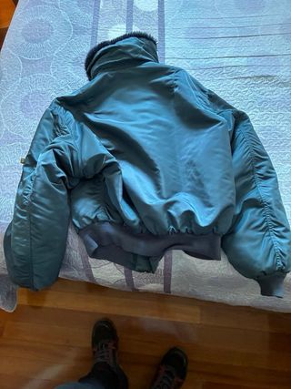 Chaqueta Bomber Alpha Industries Verde Azulada