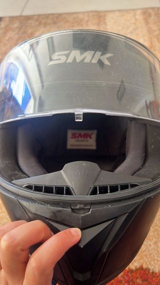 Casco Moto SMK Negro
