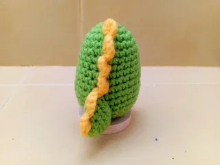 Set 2 animales crochet ganchillo Dinosaurio Paloma