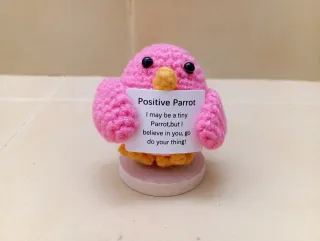 Set 2 animales crochet ganchillo Dinosaurio Paloma