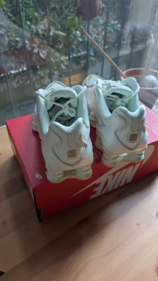 Nike Shox TL Blanco Perla Talla 39 Originales