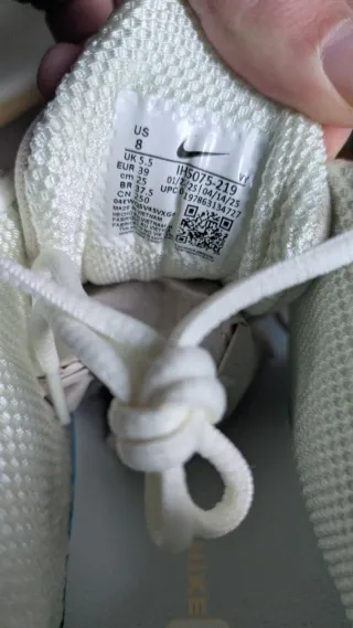 Nike Shox TL Blanco Perla Talla 39 Originales