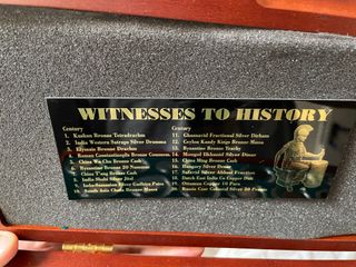 Colección Monedas Witnesses to History