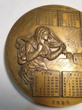 Medalla Calendario 1989