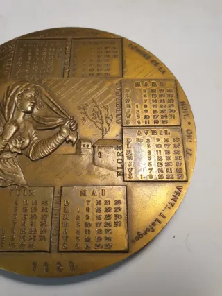 Medalla Calendario 1989