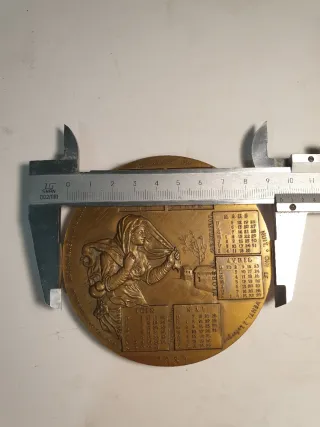 Medalla Calendario 1989