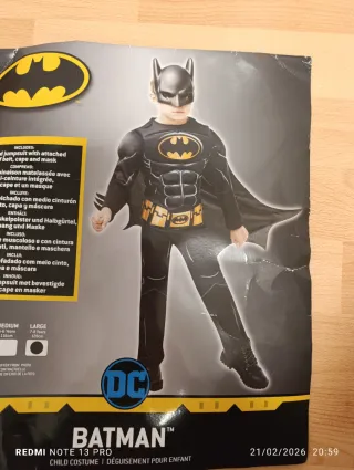 Disfraz Batman Talla 7 - 8 Años