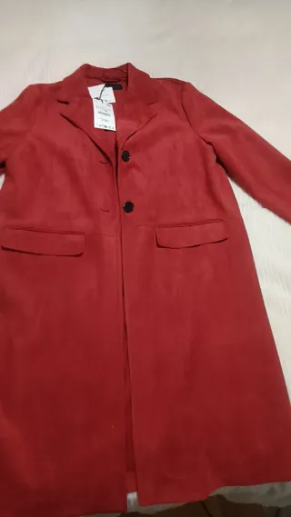 Chaqueta Zara Terciopelo Granate Talla XL