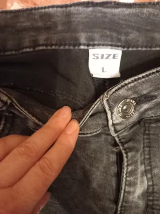 Vaqueros mujer efecto lavado Talla L