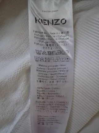 Kenzo Sudadera Blanca