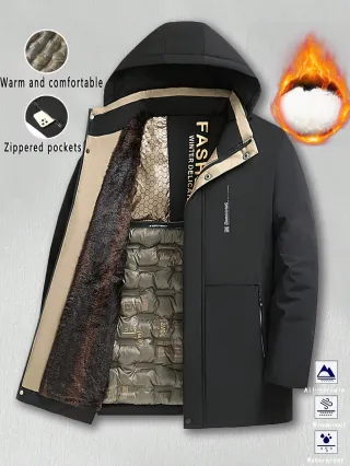 Chaqueta impermeable negra talla XL