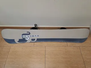 Tabla Snowboard con sistema fijación flow rápido