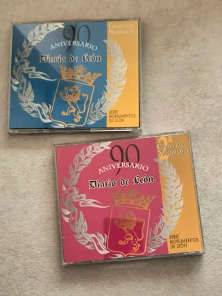 26 Monedas Plata 90 Aniversario Diario León
