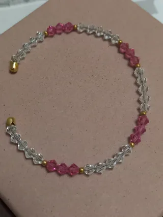 Bracciale Swarovski Oro 750 Cristalli Rosa