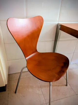 Mesa y 2 Sillas Cocina Madera y Metal