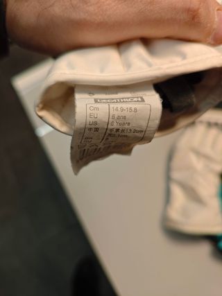 Patines hielo talla 35-36 + guantes + bolsa