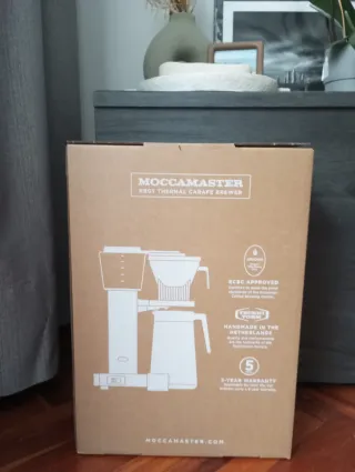 Cafetera Moccamaster Blanca