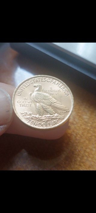 Moneda 1932 Cabeza de indio oro,media onza