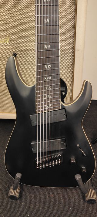 Schecter C-8 MS SLS Elite Evil Twin SBK