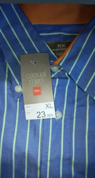 Camisa de rayas para hombre
