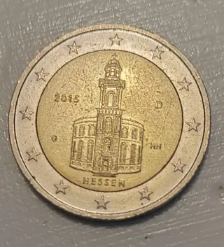 Moneda 2€ Alemania Hessen 2015