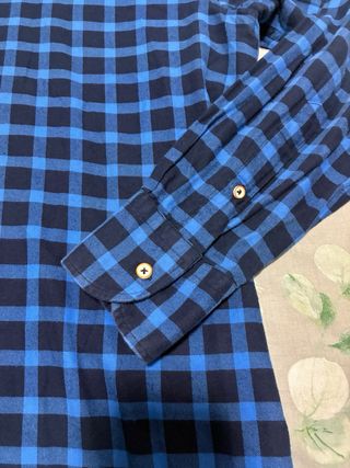 Camisa Massimo Dutti cuadros azul Talla S