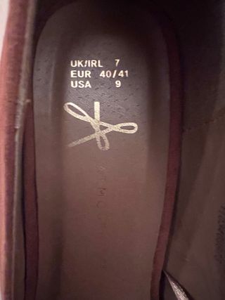 Lote 2 pares zapatos tacón talla 40