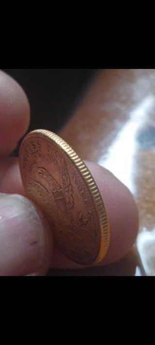 Moneda 1881 Liberty,media onza oro americano