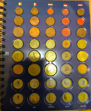 Álbum con Monedas Euro