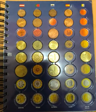 Álbum con Monedas Euro
