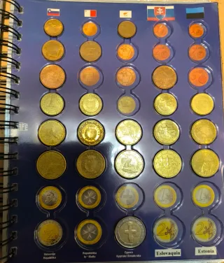 Álbum con Monedas Euro