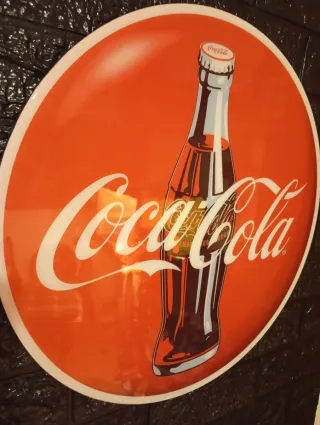 Coca-Cola  cartel retro réplica