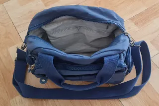 Bolso azul de tela