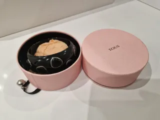 Pulsera Tous Negra y Plateada