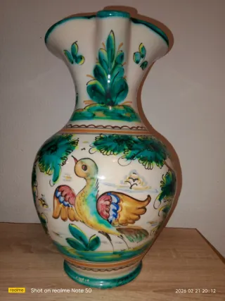 Jarra de cerámica antigua grande 35 cm de alto