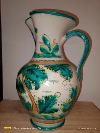 Jarra de cerámica antigua grande 35 cm de alto