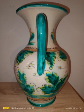 Jarra de cerámica antigua grande 35 cm de alto