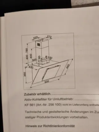 Extractor de cocina Bomann alemán