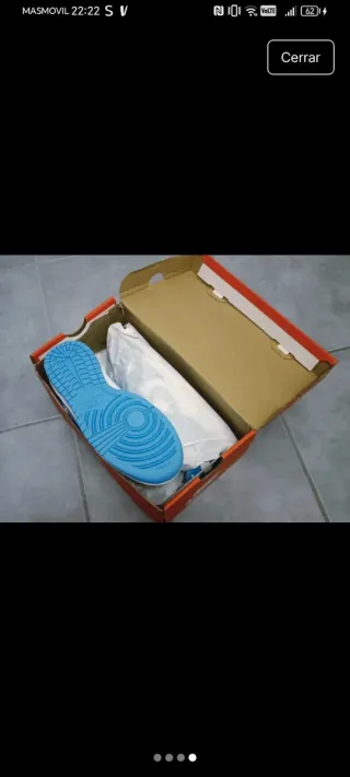 Nike Dunk Low Azules y Blancas