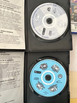 Lote 4 Juegos Los Sims PS2 y PC