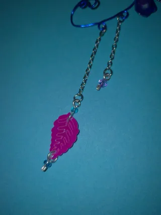 Orecchino clip Winx blu e rosa