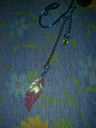 Orecchino clip Winx blu e rosa