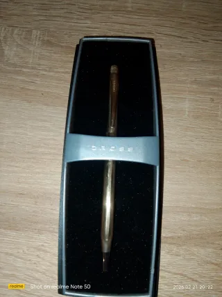 Bolígrafo Cross Chapado Oro 14K