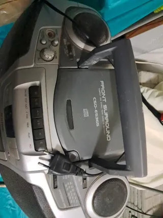Radio cassette con lettore CD, modello CSD-ES365