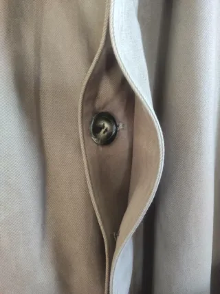 Gabardina abrigo largo hombre