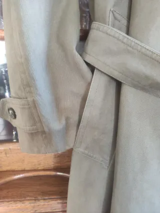 Gabardina abrigo largo hombre