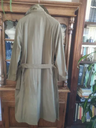 Gabardina abrigo largo hombre