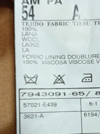 Bonita Americana Pedro del Hierro Talla 54